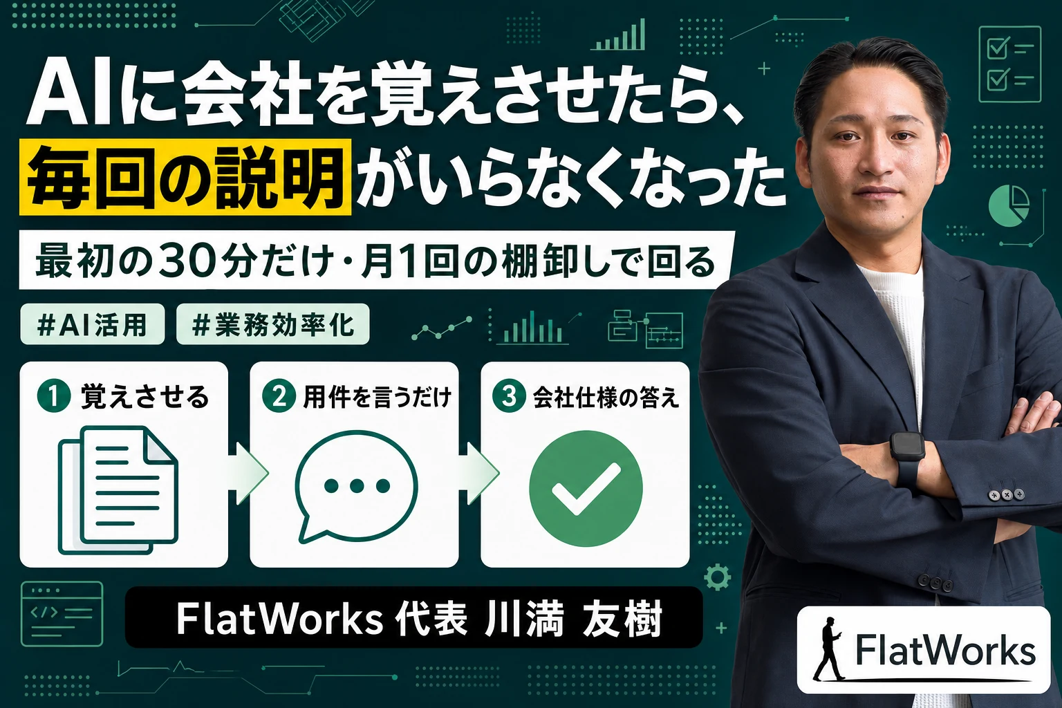 AIに会社のことを覚えさせたら、毎回の説明がいらなくなった話